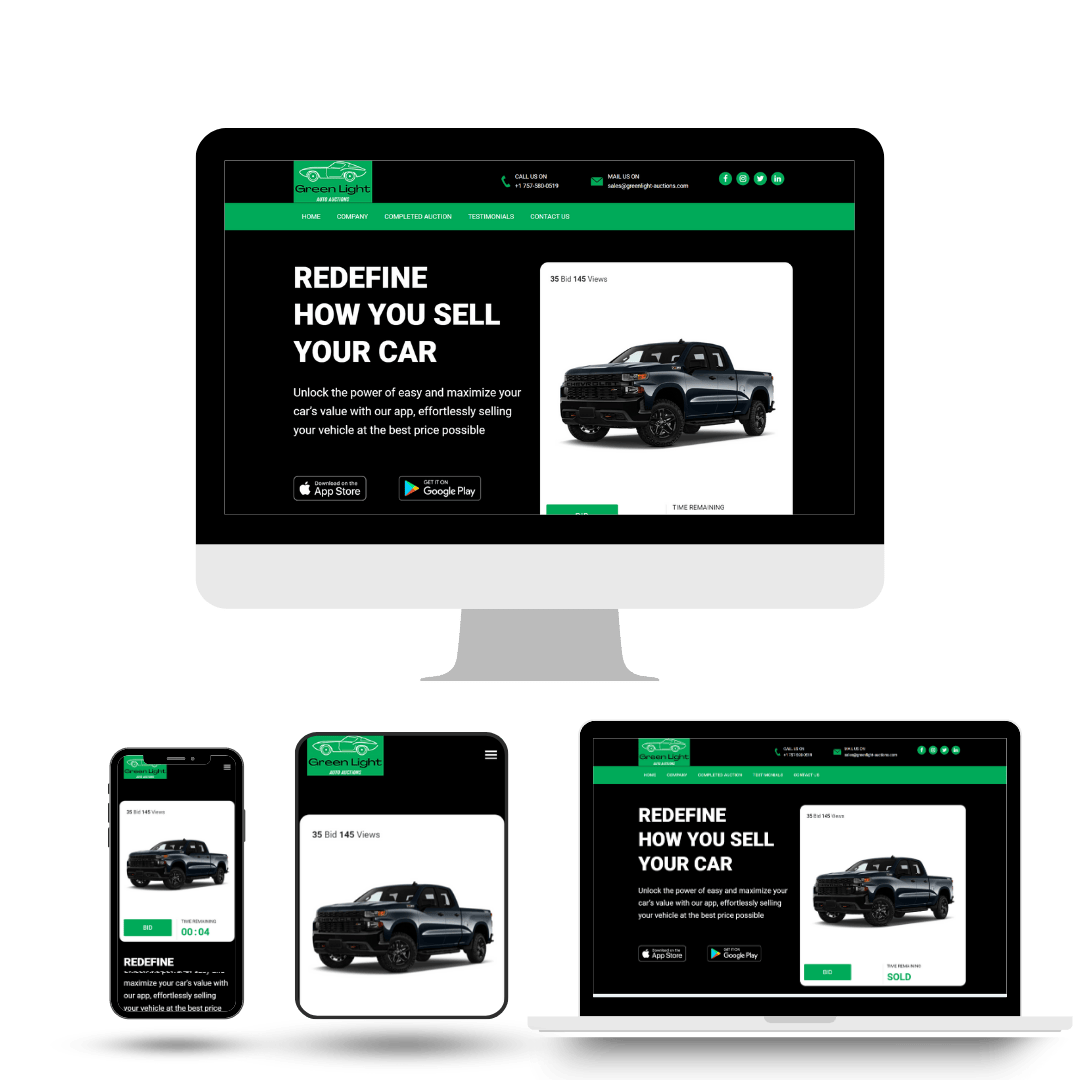Project-Green Light Auto Auctions-Artsbypraveen