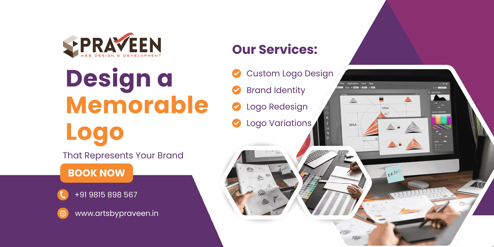 Design a Memorable Logo with ArtsByPraveen Design a Memorable Logo with ArtsByPraveen